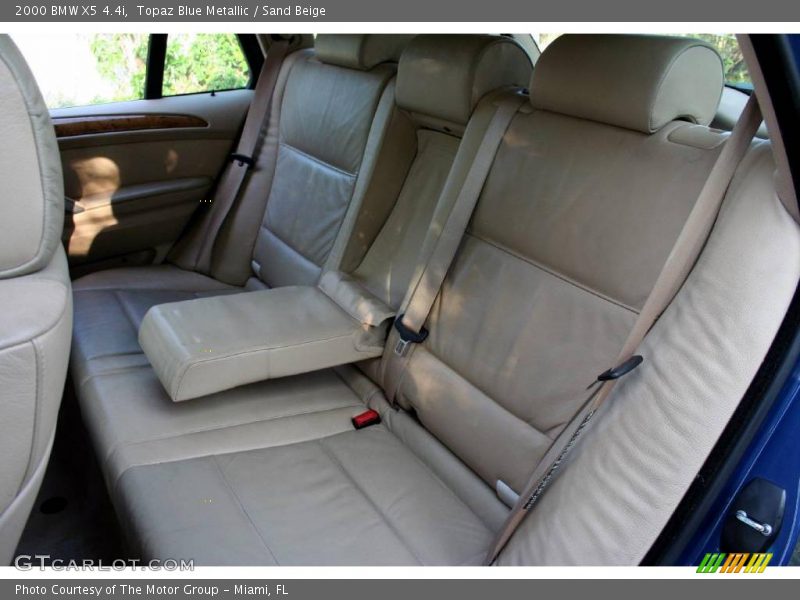 Topaz Blue Metallic / Sand Beige 2000 BMW X5 4.4i