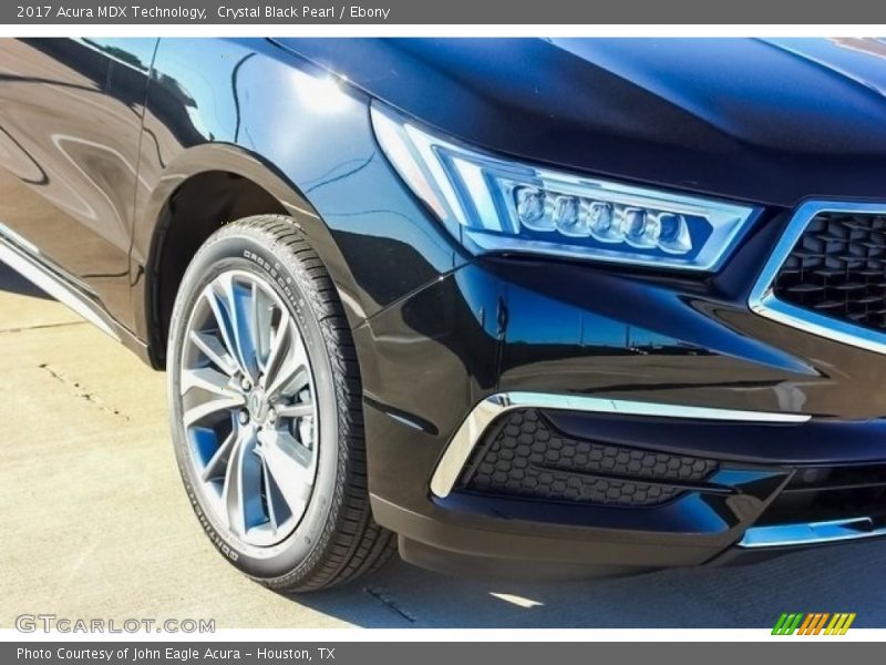 Crystal Black Pearl / Ebony 2017 Acura MDX Technology