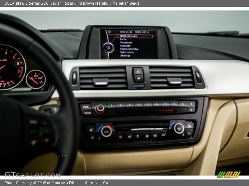 Sparkling Brown Metallic / Venetian Beige 2014 BMW 3 Series 320i Sedan