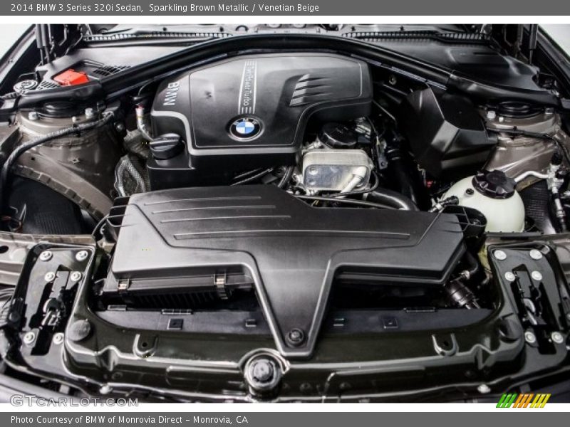Sparkling Brown Metallic / Venetian Beige 2014 BMW 3 Series 320i Sedan