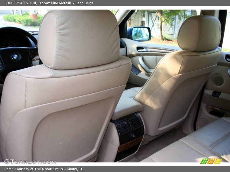 Topaz Blue Metallic / Sand Beige 2000 BMW X5 4.4i