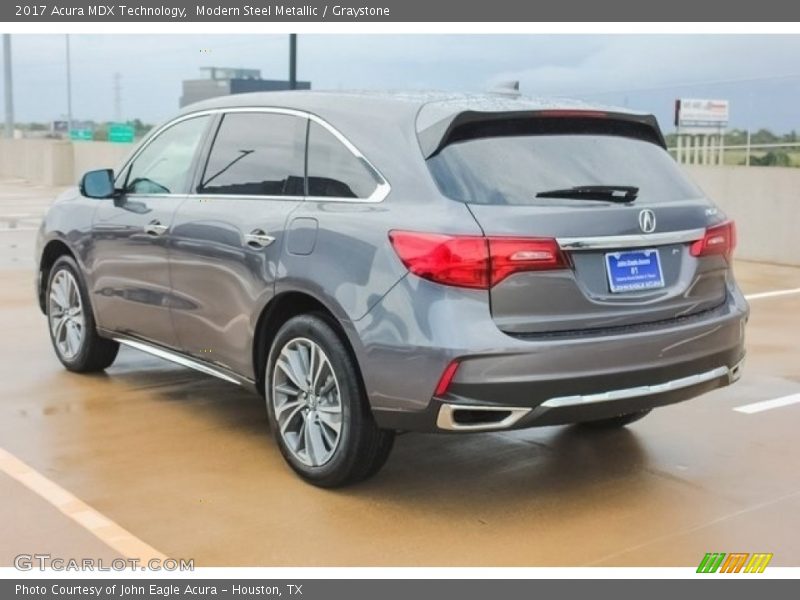 Modern Steel Metallic / Graystone 2017 Acura MDX Technology