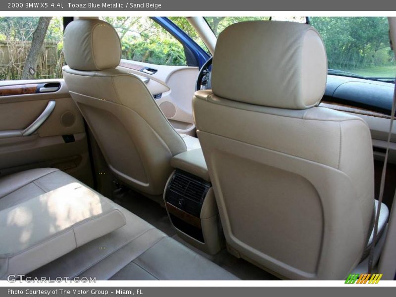 Topaz Blue Metallic / Sand Beige 2000 BMW X5 4.4i