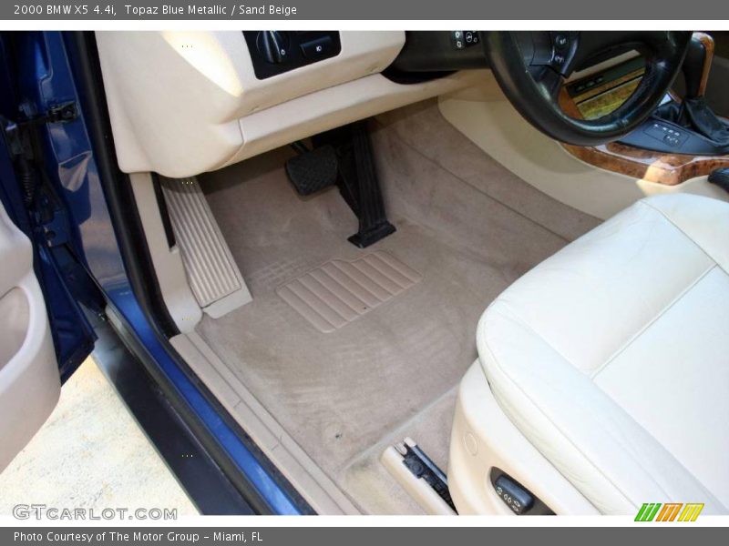 Topaz Blue Metallic / Sand Beige 2000 BMW X5 4.4i