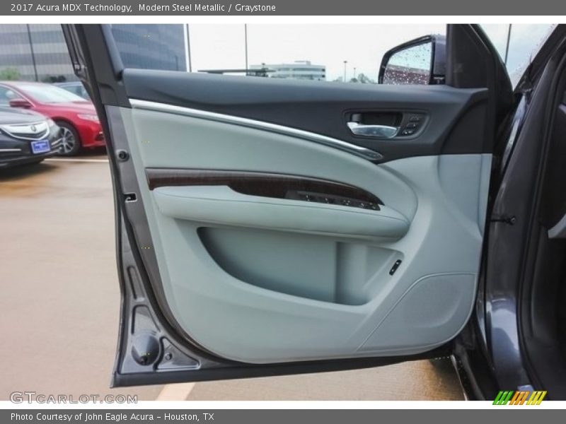 Modern Steel Metallic / Graystone 2017 Acura MDX Technology