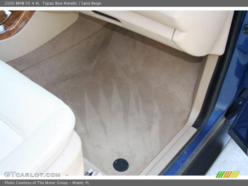 Topaz Blue Metallic / Sand Beige 2000 BMW X5 4.4i