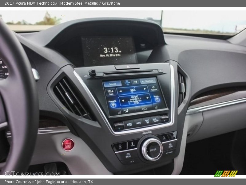 Modern Steel Metallic / Graystone 2017 Acura MDX Technology