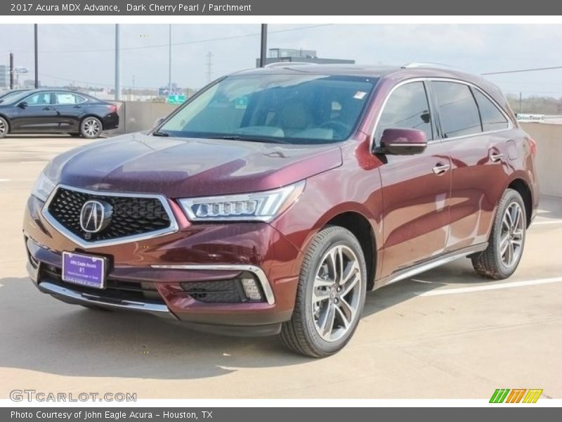 Dark Cherry Pearl / Parchment 2017 Acura MDX Advance
