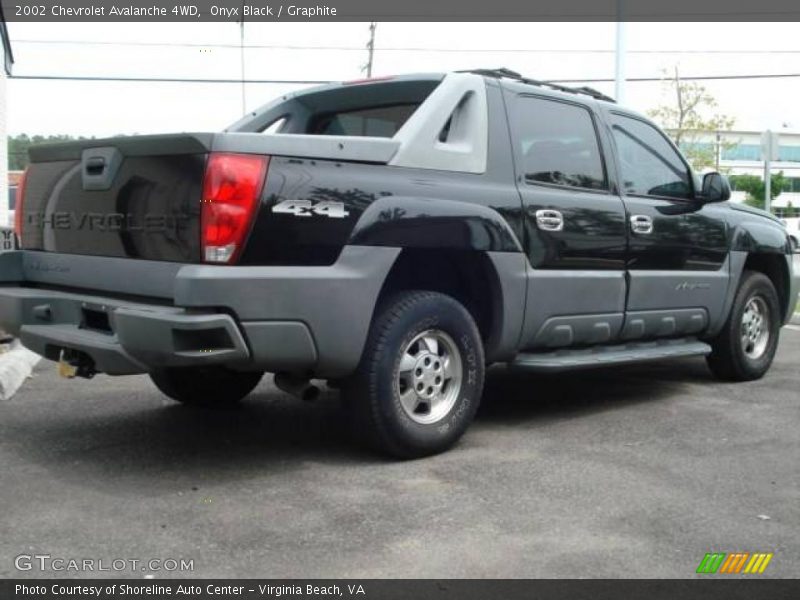 Onyx Black / Graphite 2002 Chevrolet Avalanche 4WD