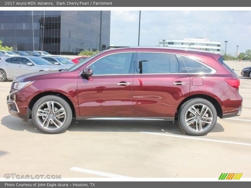 Dark Cherry Pearl / Parchment 2017 Acura MDX Advance