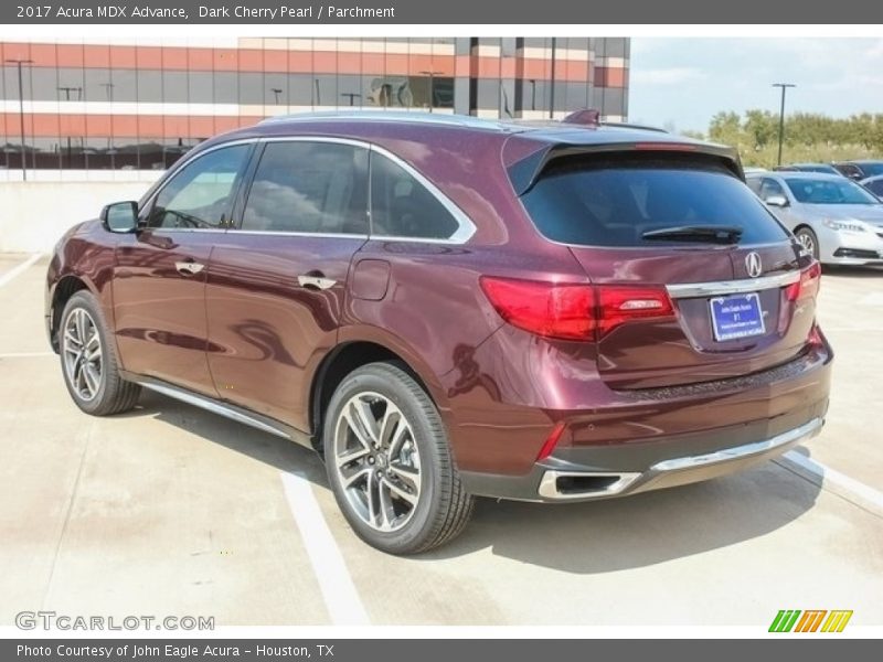 Dark Cherry Pearl / Parchment 2017 Acura MDX Advance