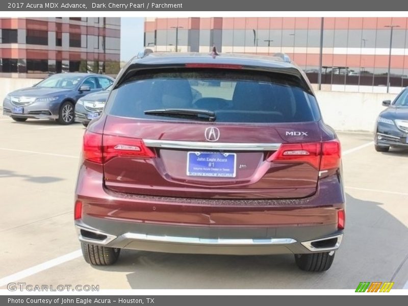 Dark Cherry Pearl / Parchment 2017 Acura MDX Advance
