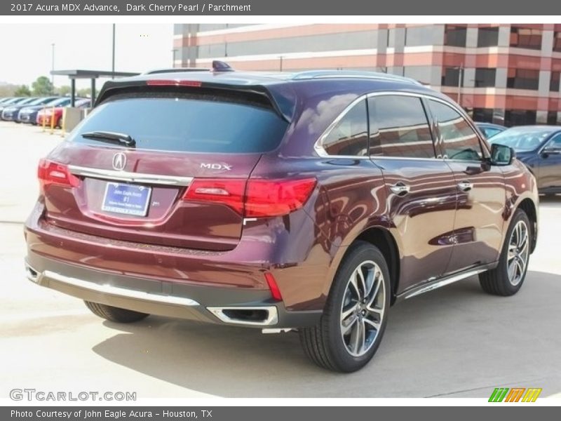Dark Cherry Pearl / Parchment 2017 Acura MDX Advance