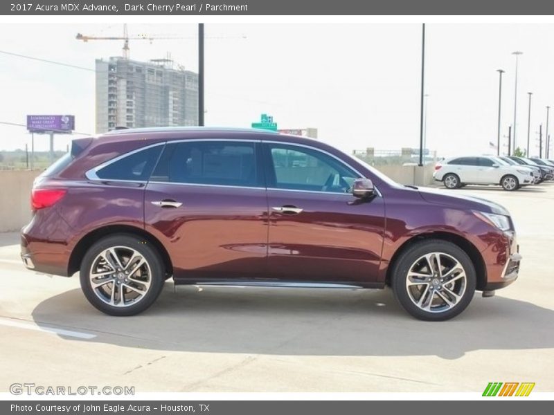 Dark Cherry Pearl / Parchment 2017 Acura MDX Advance