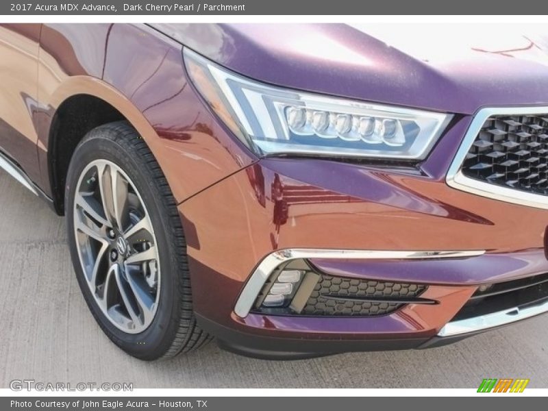Dark Cherry Pearl / Parchment 2017 Acura MDX Advance