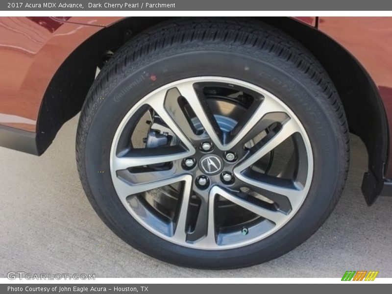 Dark Cherry Pearl / Parchment 2017 Acura MDX Advance