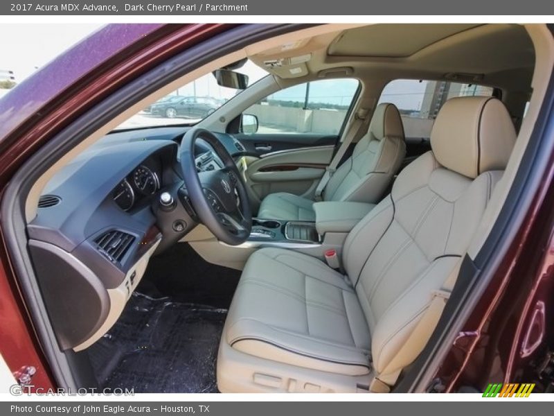 Dark Cherry Pearl / Parchment 2017 Acura MDX Advance