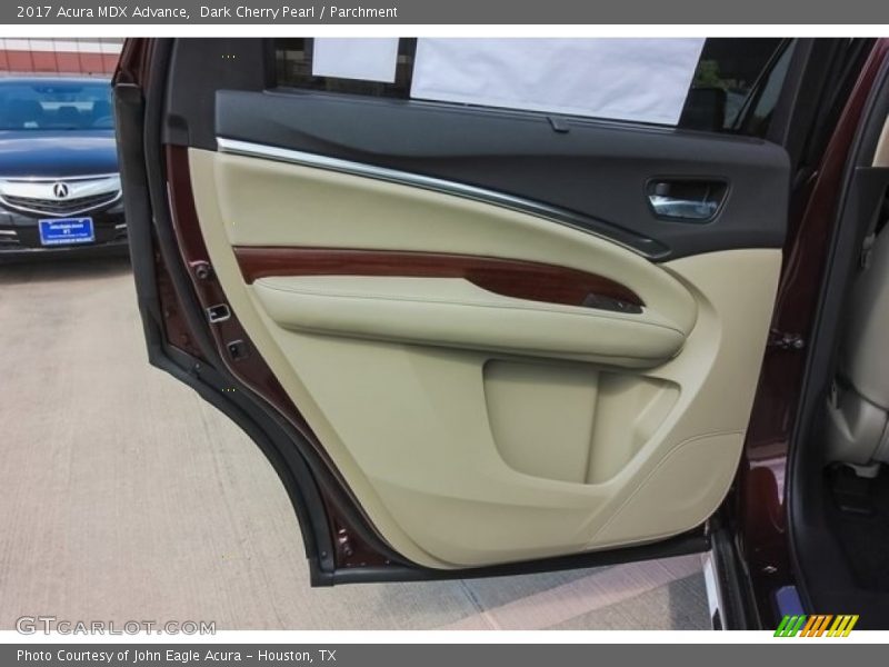 Dark Cherry Pearl / Parchment 2017 Acura MDX Advance