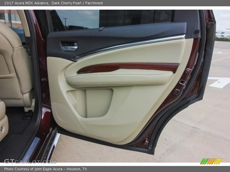 Dark Cherry Pearl / Parchment 2017 Acura MDX Advance