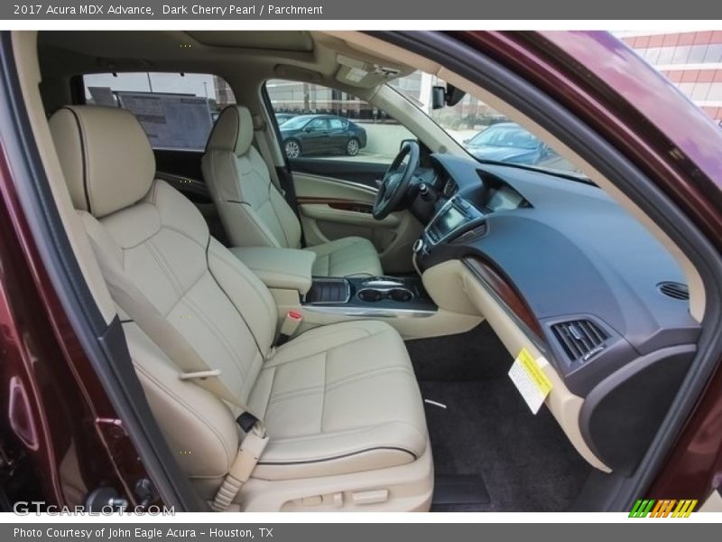 Dark Cherry Pearl / Parchment 2017 Acura MDX Advance
