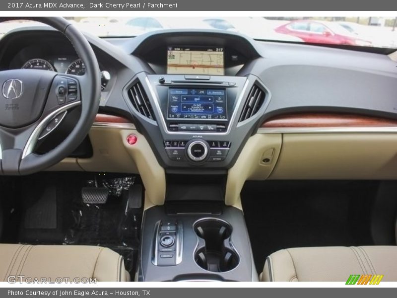 Dark Cherry Pearl / Parchment 2017 Acura MDX Advance