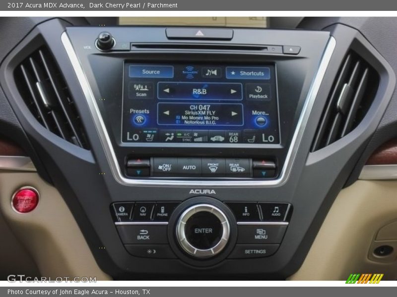 Dark Cherry Pearl / Parchment 2017 Acura MDX Advance