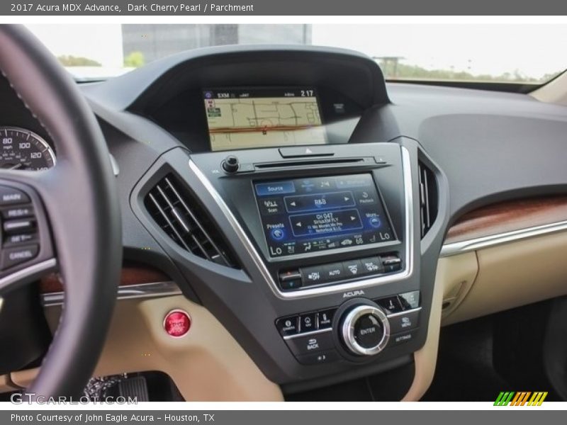 Dark Cherry Pearl / Parchment 2017 Acura MDX Advance