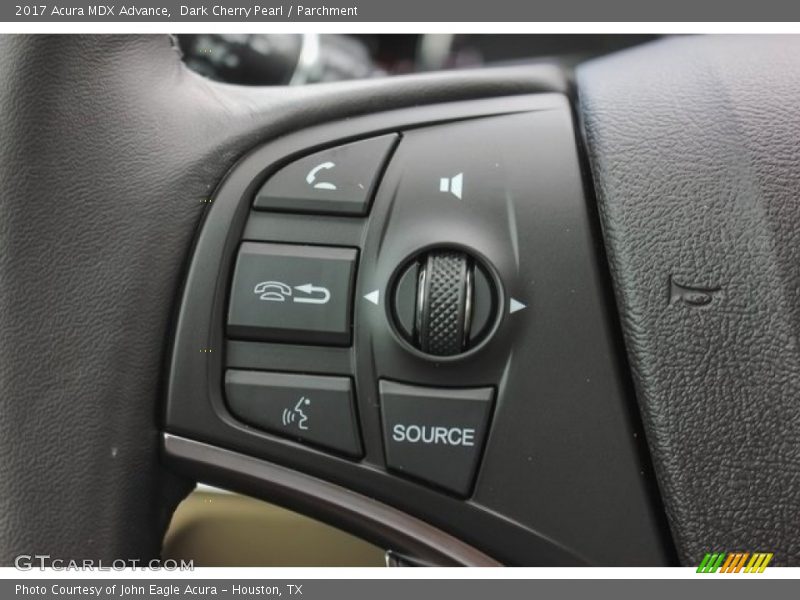 Dark Cherry Pearl / Parchment 2017 Acura MDX Advance