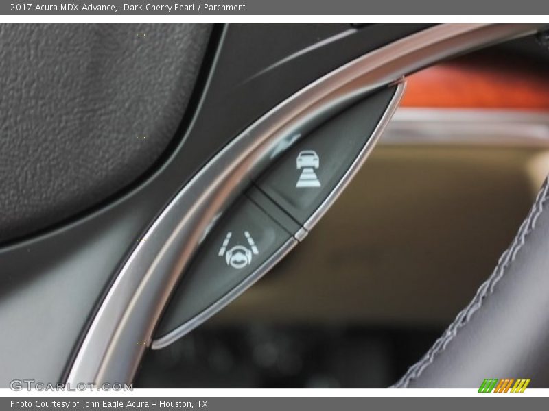 Dark Cherry Pearl / Parchment 2017 Acura MDX Advance