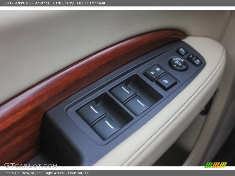 Dark Cherry Pearl / Parchment 2017 Acura MDX Advance