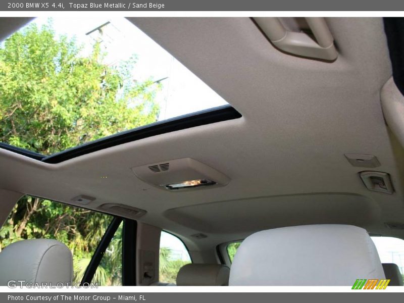 Topaz Blue Metallic / Sand Beige 2000 BMW X5 4.4i