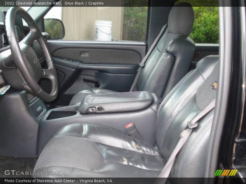 Onyx Black / Graphite 2002 Chevrolet Avalanche 4WD