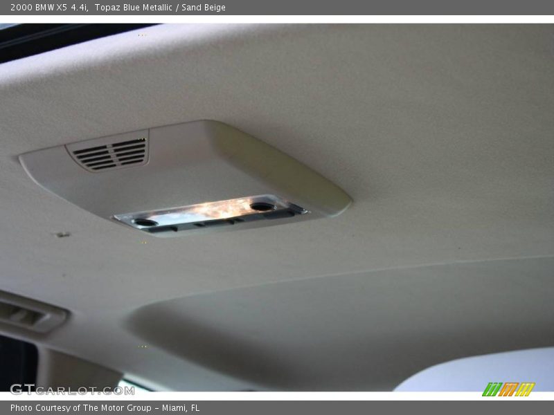 Topaz Blue Metallic / Sand Beige 2000 BMW X5 4.4i