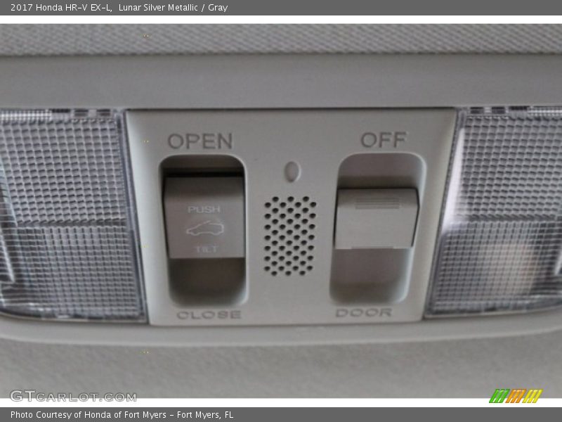 Lunar Silver Metallic / Gray 2017 Honda HR-V EX-L