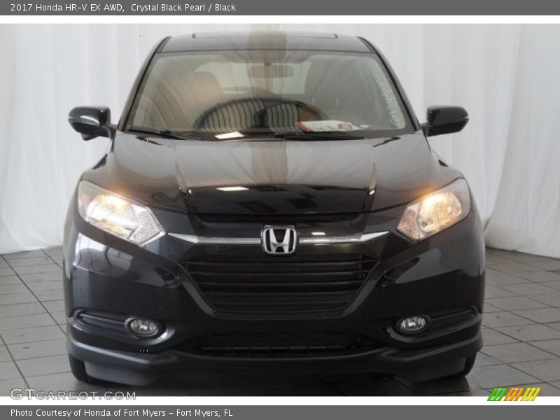 Crystal Black Pearl / Black 2017 Honda HR-V EX AWD