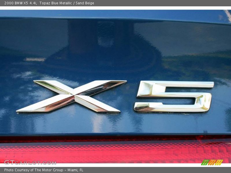 Topaz Blue Metallic / Sand Beige 2000 BMW X5 4.4i