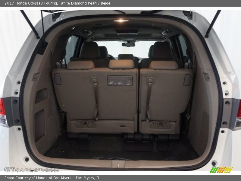 White Diamond Pearl / Beige 2017 Honda Odyssey Touring