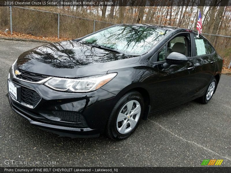 Mosaic Black Metallic / Jet Black 2016 Chevrolet Cruze LS Sedan