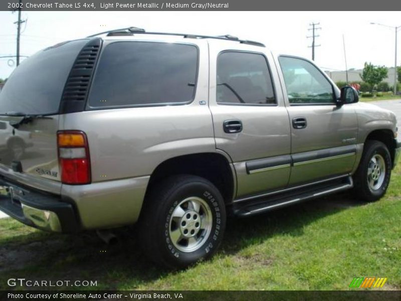 Light Pewter Metallic / Medium Gray/Neutral 2002 Chevrolet Tahoe LS 4x4