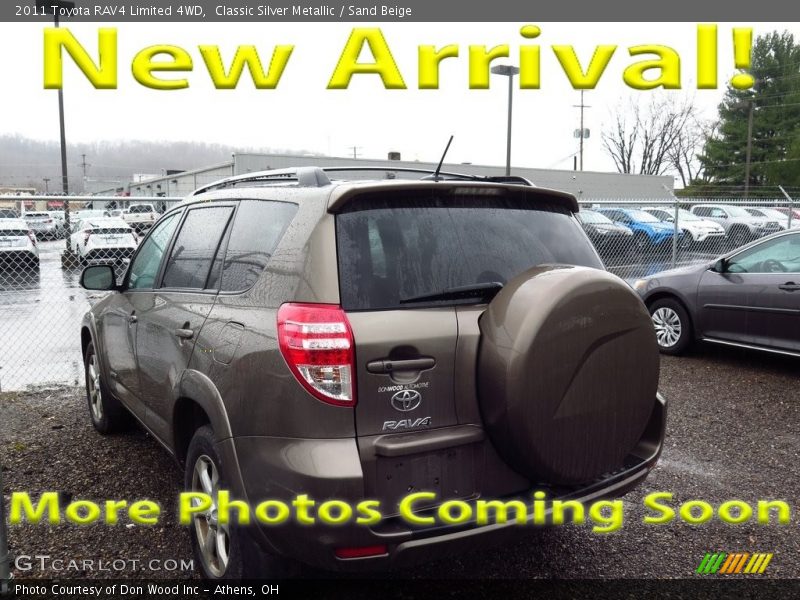 Classic Silver Metallic / Sand Beige 2011 Toyota RAV4 Limited 4WD