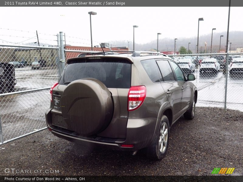 Classic Silver Metallic / Sand Beige 2011 Toyota RAV4 Limited 4WD