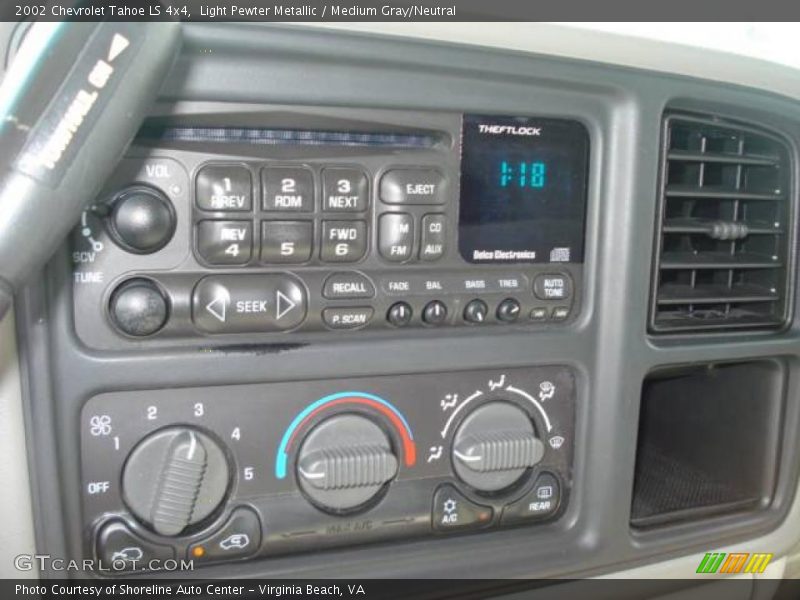 Light Pewter Metallic / Medium Gray/Neutral 2002 Chevrolet Tahoe LS 4x4