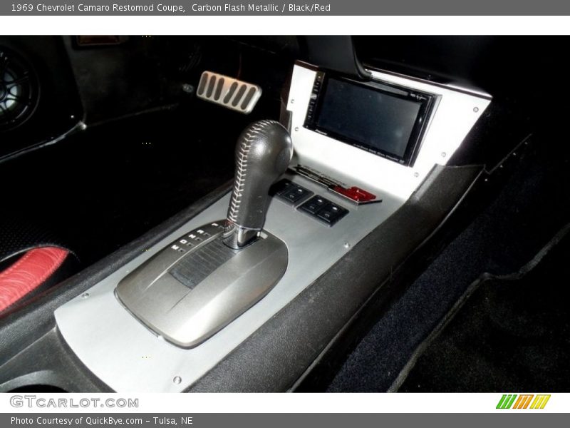 Carbon Flash Metallic / Black/Red 1969 Chevrolet Camaro Restomod Coupe