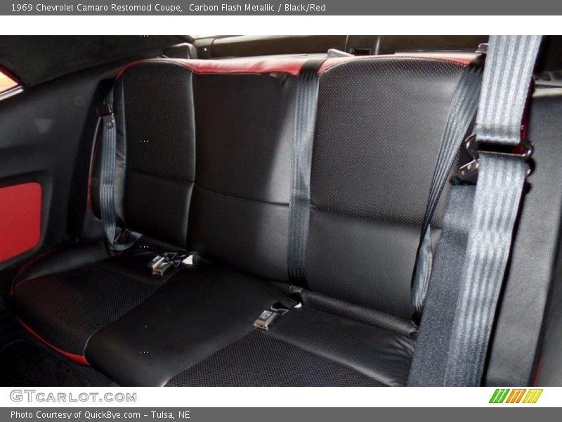 Carbon Flash Metallic / Black/Red 1969 Chevrolet Camaro Restomod Coupe