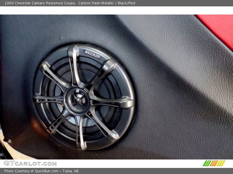 Carbon Flash Metallic / Black/Red 1969 Chevrolet Camaro Restomod Coupe