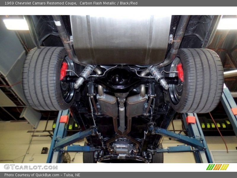 Carbon Flash Metallic / Black/Red 1969 Chevrolet Camaro Restomod Coupe