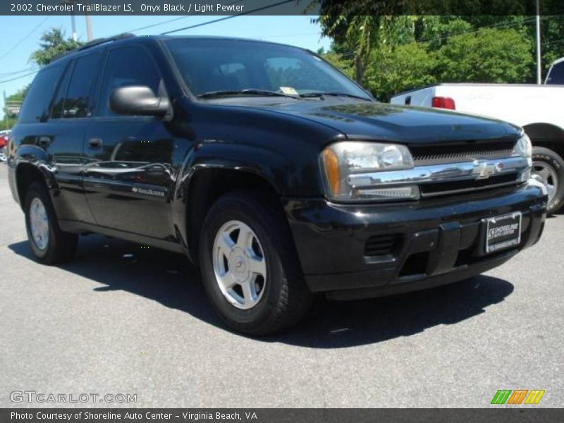 Onyx Black / Light Pewter 2002 Chevrolet TrailBlazer LS