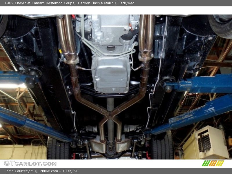 Carbon Flash Metallic / Black/Red 1969 Chevrolet Camaro Restomod Coupe