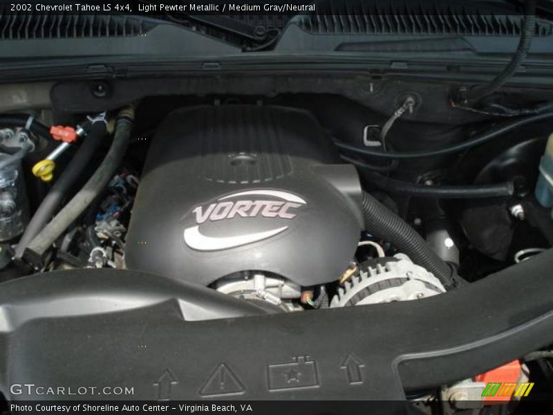 Light Pewter Metallic / Medium Gray/Neutral 2002 Chevrolet Tahoe LS 4x4