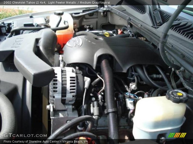 Light Pewter Metallic / Medium Gray/Neutral 2002 Chevrolet Tahoe LS 4x4